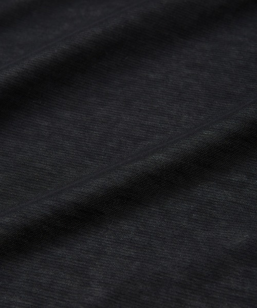 GOMME HOMME（ゴムオム）の「80/2強撚天竺　強撚ドロストＴ（Tシャツ/カットソー・メンズ・カーキ/ブラック・MEDIUM）」の16枚目の写真