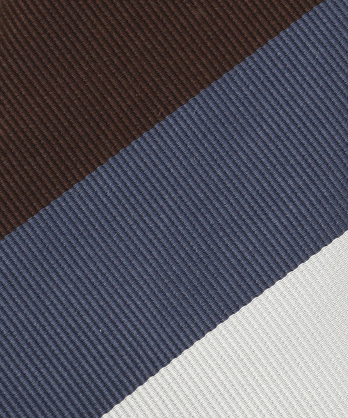 EDIFICE（エディフィス）の「PB レップブロックストライプタイ（ネクタイ・メンズ・コバルトブルー/スカイブルー・FREE）」の4枚目の写真