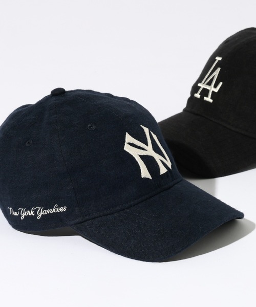 RAGEBLUE（レイジブルー）の「【NEW ERA/ニューエラ】9TWENTY/920FRENCHリネンキャップ（キャップ・メンズ・ネイビー/ブラック・FREE）」の2枚目の写真