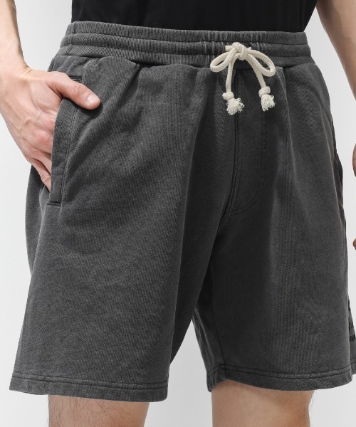 Quiksilver(クイックシルバー)の「クイックシルバー QUIKSILVER PG HAND DRAWN SWEAT SHORTS(スウェットパンツ・メンズ・レモンイエロー/ブラック・M/L/LL/S)」の6枚目の写真