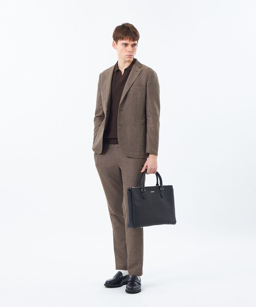 MACKINTOSH PHILOSOPHY(マッキントッシュ フィロソフィー)の「テーラードジャージーパンツ 杢カラミストレッチ(その他パンツ・メンズ・ダークネイビー/グレー/ブラウン・42/38/40/44)」の8枚目の写真