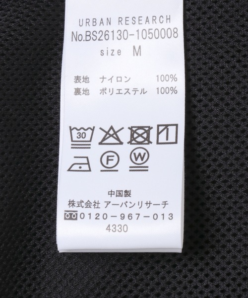 URBAN RESEARCH（アーバンリサーチ）の「LAKE SEEKERS　FDU Jacket（ナイロンジャケット・メンズ・ブラック/オリーブ・MEDIUM/X-LARGE/LARGE）」の11枚目の写真