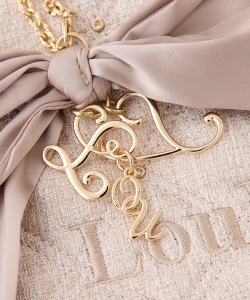 LouLoumei（ルルミー）の「【LouLoumei】リボンチャーム付きトートバッグ／キャリーオン／自立可能（トートバッグ・レディース・サックスブルー/ブラック/アイボリー/ピンクベージュ・FREE）」の15枚目の写真