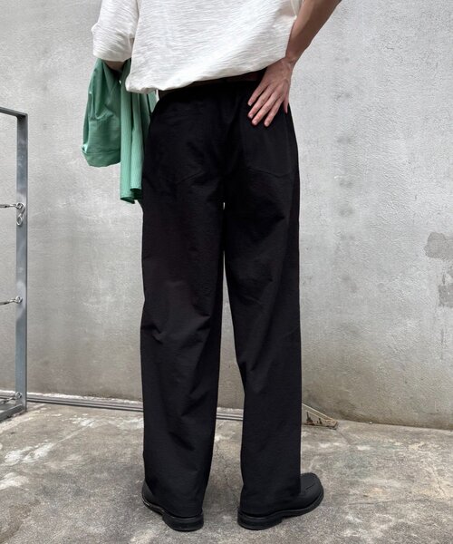 CIAOPANIC TYPY(チャオパニックティピー)の「【ユニセックス】接触冷感シアサッカーテーパードパンツ(その他パンツ・レディース・オリーブ/ブラック/ネイビー・LARGE/MEDIUM/SMALL)」の9枚目の写真