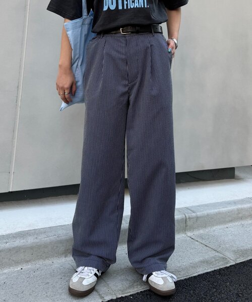 CIAOPANIC TYPY(チャオパニックティピー)の「【ユニセックス】接触冷感シアサッカーテーパードパンツ(その他パンツ・レディース・オリーブ/ブラック/ネイビー・LARGE/MEDIUM/SMALL)」の15枚目の写真