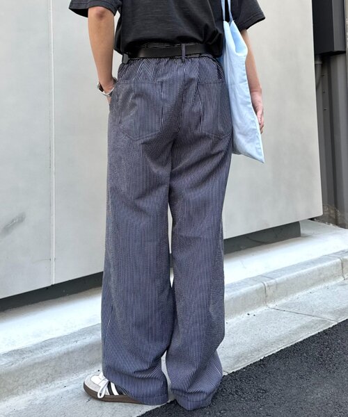 CIAOPANIC TYPY(チャオパニックティピー)の「【ユニセックス】接触冷感シアサッカーテーパードパンツ(その他パンツ・レディース・オリーブ/ブラック/ネイビー・LARGE/MEDIUM/SMALL)」の17枚目の写真