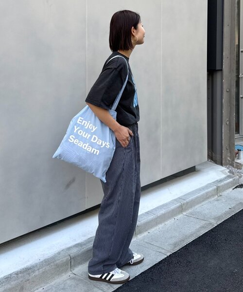 CIAOPANIC TYPY(チャオパニックティピー)の「【ユニセックス】接触冷感シアサッカーテーパードパンツ(その他パンツ・レディース・オリーブ/ブラック/ネイビー・LARGE/MEDIUM/SMALL)」の21枚目の写真