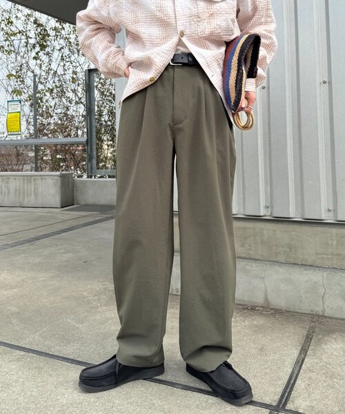 CIAOPANIC TYPY(チャオパニックティピー)の「【ユニセックス】接触冷感シアサッカーテーパードパンツ(その他パンツ・レディース・オリーブ/ブラック/ネイビー・LARGE/MEDIUM/SMALL)」の22枚目の写真