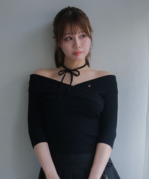 *M DOLLY original* Cross ellie knit tops/クロスエリーニットトップス