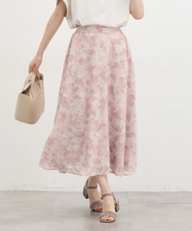 花柄ロングスカート
