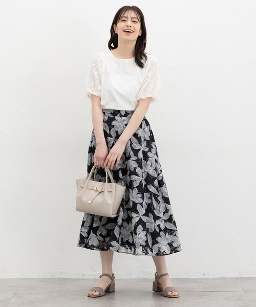 花柄ロングスカート（スカート）｜Honeys（ハニーズ）のファッション