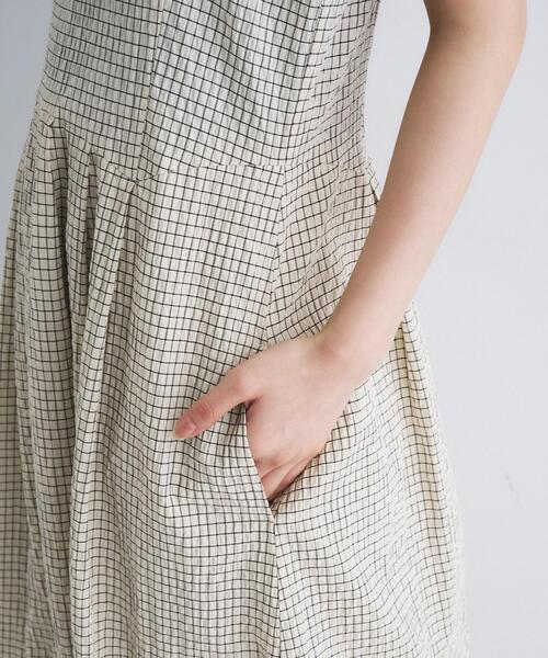 CODE A(コードエー)の「shoulder ribbon dress(ワンピース・レディース・アイボリー/ブラック・34/36)」の10枚目の写真