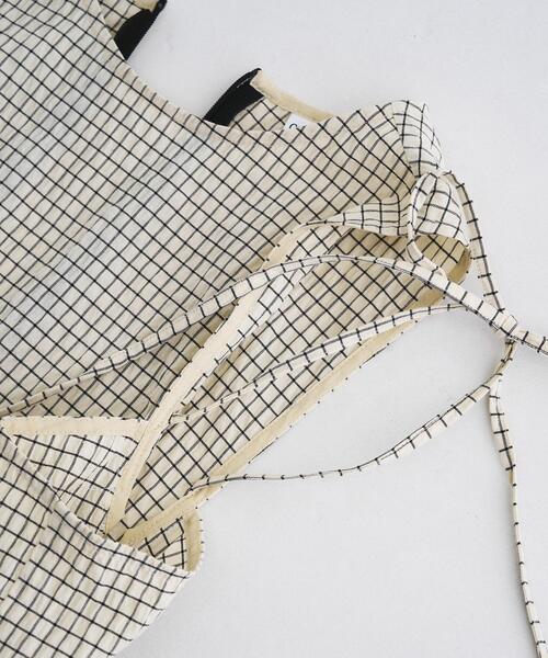 CODE A(コードエー)の「shoulder ribbon dress(ワンピース・レディース・アイボリー/ブラック・34/36)」の12枚目の写真