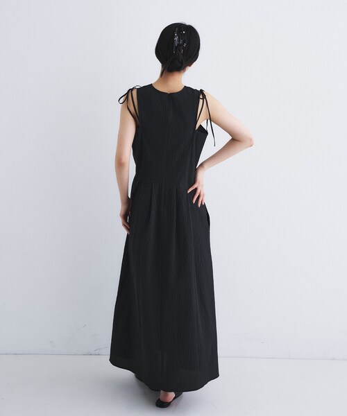 CODE A(コードエー)の「shoulder ribbon dress(ワンピース・レディース・アイボリー/ブラック・34/36)」の17枚目の写真