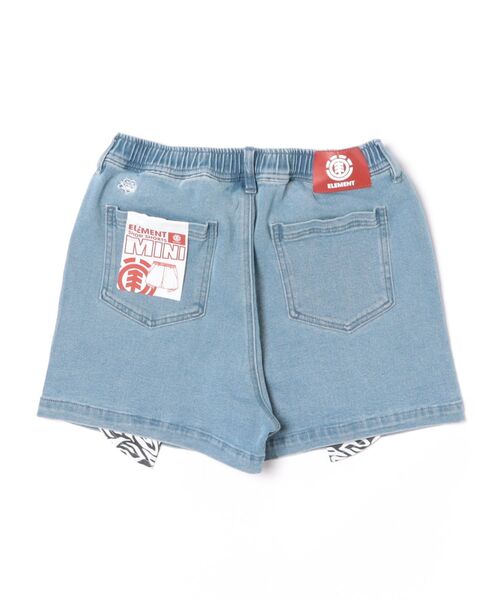ELEMENT(エレメント)の「ELEMENT/エレメント デニム ハーフパンツ SHOD SHORTS STD DENIM W ショーツ BG023P16(その他パンツ・レディース・ブラック/ライトインディゴブルー・L/M)」の3枚目の写真