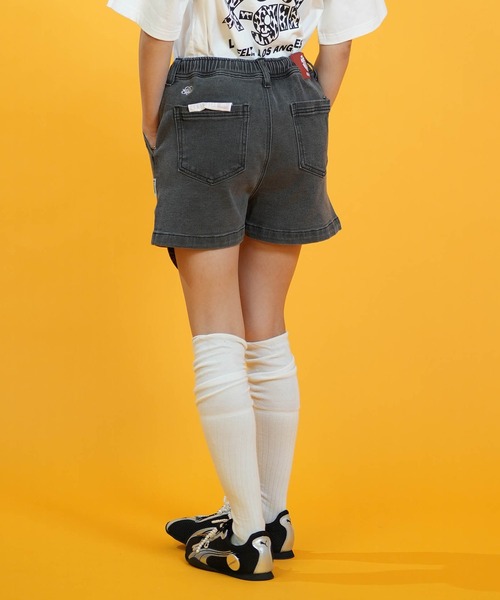 ELEMENT(エレメント)の「ELEMENT/エレメント デニム ハーフパンツ SHOD SHORTS STD DENIM W ショーツ BG023P16(その他パンツ・レディース・ブラック/ライトインディゴブルー・L/M)」の5枚目の写真