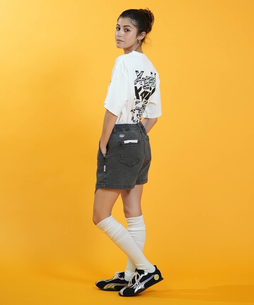 ELEMENT(エレメント)の「ELEMENT/エレメント デニム ハーフパンツ SHOD SHORTS STD DENIM W ショーツ BG023P16(その他パンツ・レディース・ブラック/ライトインディゴブルー・L/M)」の7枚目の写真