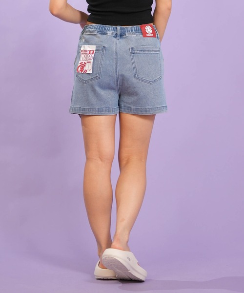ELEMENT(エレメント)の「ELEMENT/エレメント デニム ハーフパンツ SHOD SHORTS STD DENIM W ショーツ BG023P16(その他パンツ・レディース・ブラック/ライトインディゴブルー・L/M)」の12枚目の写真