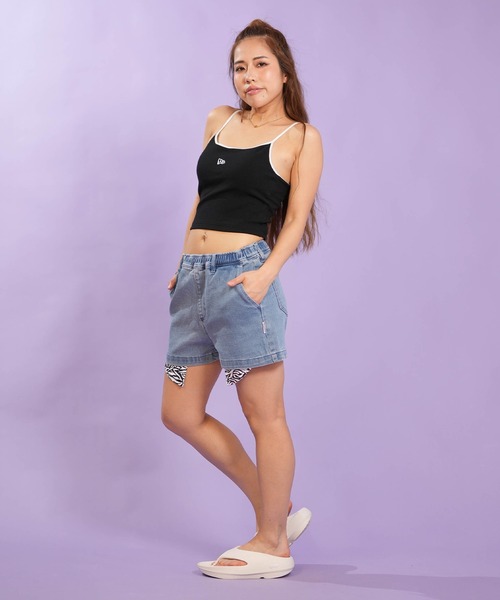 ELEMENT(エレメント)の「ELEMENT/エレメント デニム ハーフパンツ SHOD SHORTS STD DENIM W ショーツ BG023P16(その他パンツ・レディース・ブラック/ライトインディゴブルー・L/M)」の13枚目の写真
