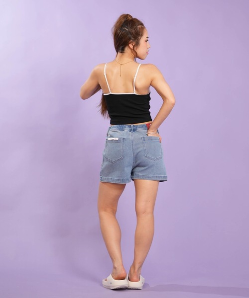 ELEMENT(エレメント)の「ELEMENT/エレメント デニム ハーフパンツ SHOD SHORTS STD DENIM W ショーツ BG023P16(その他パンツ・レディース・ブラック/ライトインディゴブルー・L/M)」の15枚目の写真