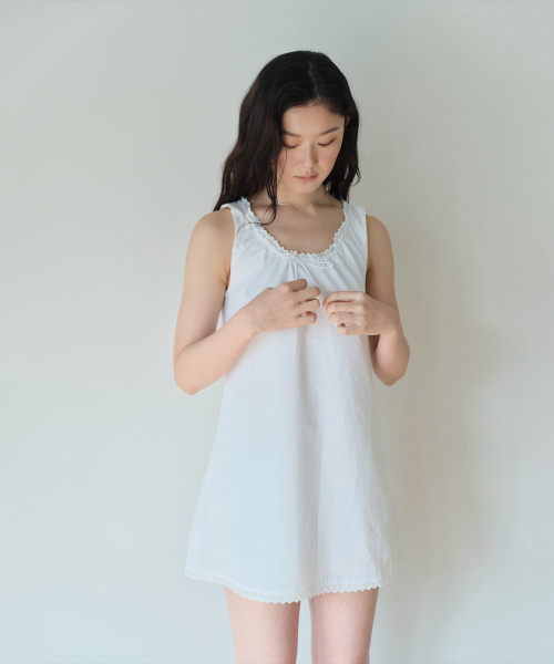 HOMEBODY THINGS(ホームバディ ティングズ)の「Lace Sleeveless Dress (WHITE)(ワンピース・レディース・その他・1/2)」の3枚目の写真