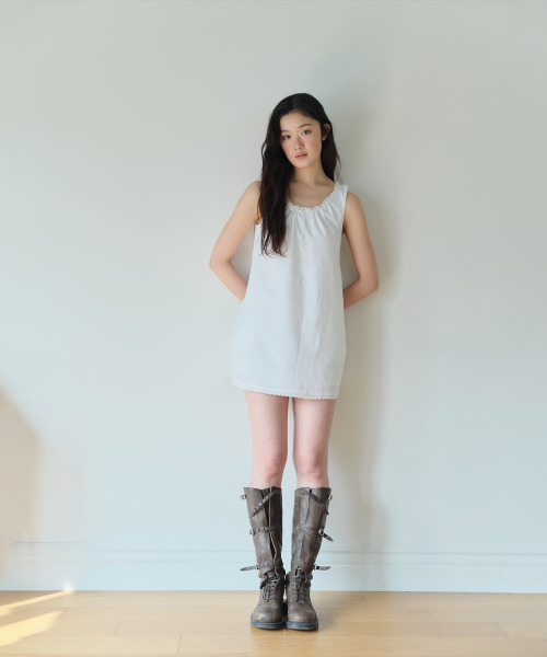 HOMEBODY THINGS(ホームバディ ティングズ)の「Lace Sleeveless Dress (WHITE)(ワンピース・レディース・その他・1/2)」の4枚目の写真