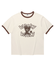キキ リンガー 半袖Tシャツ ブラウン