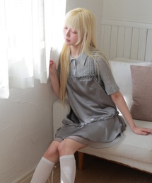 Back Open Pleats Tunic/バックオープンプリーツチュニック【MAISON
