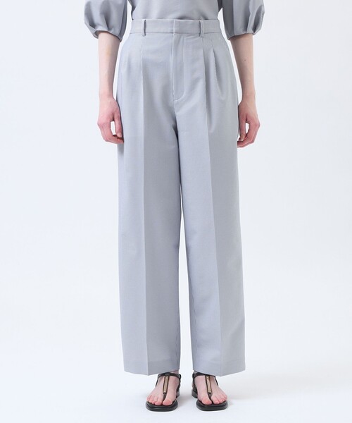 MACKINTOSH PHILOSOPHY(マッキントッシュ フィロソフィー)の「サマーサッカーワイドタックパンツ(その他パンツ・レディース・ブラック/ブラウン系その他4/ライトブルー・38/36/40)」の7枚目の写真