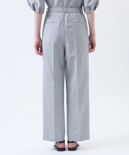 MACKINTOSH PHILOSOPHY(マッキントッシュ フィロソフィー)の「サマーサッカーワイドタックパンツ(その他パンツ・レディース・ブラック/ブラウン系その他4/ライトブルー・38/36/40)」の9枚目の写真