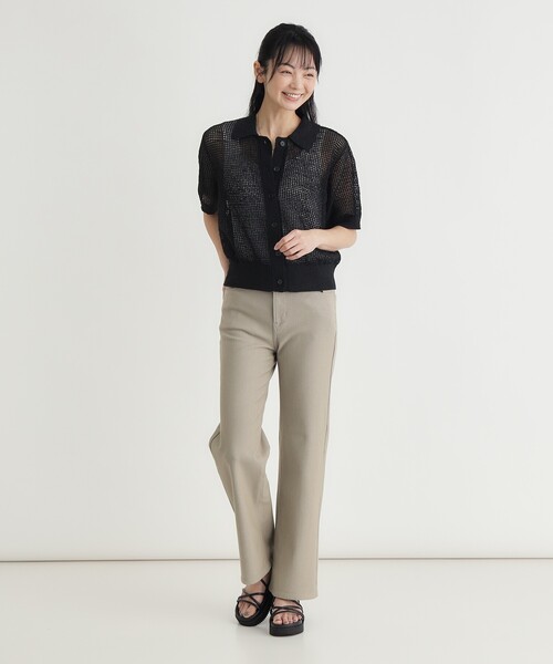 EDWIN(エドウィン)の「EDWIN(エドウィン)【レディース】「COOL」ワイドデニムパンツ【涼】(その他パンツ・レディース・ベージュ・XS/S/M/L)」の20枚目の写真