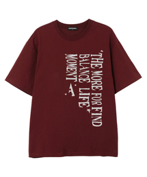 URBAN BALANCE 半袖Tシャツ (VS0132) バーガンディ