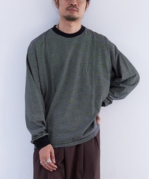 Healthknit NARROW BORDER JERSEY Side Slit L/S (#51054)