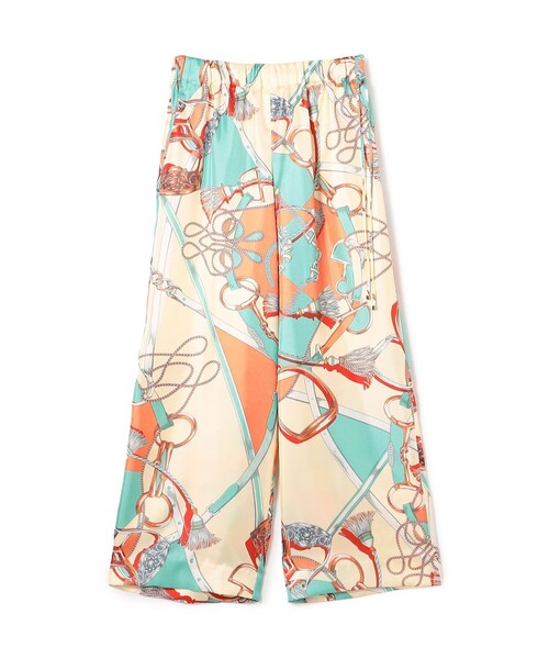 manipuri(マニプリ)の「【別注】manipuri for Ballsey Pirouettes ワイドパンツ(その他パンツ・レディース・ベージュ系その他/ブルー系その他・34/36)」の2枚目の写真