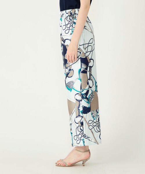 manipuri(マニプリ)の「【別注】manipuri for Ballsey Pirouettes ワイドパンツ(その他パンツ・レディース・ベージュ系その他/ブルー系その他・34/36)」の6枚目の写真