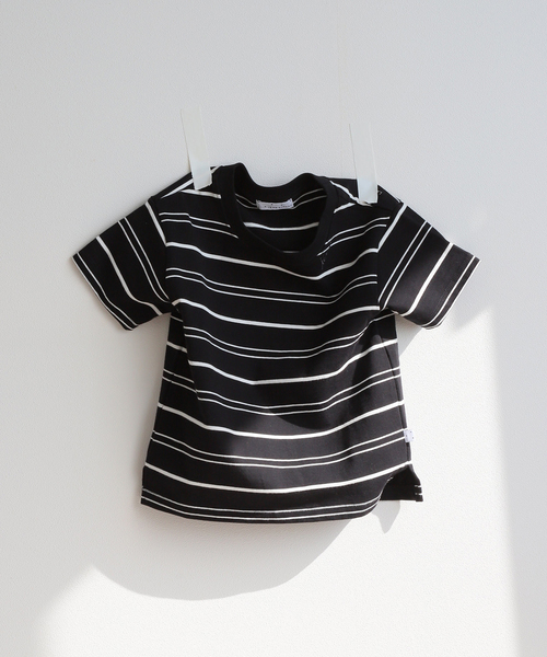 新品未使用！IENA ブラック/ホワイトストライプ カットソー セール】IENA｜イエナのTシャツ/カットソー（ブラック/黒色系