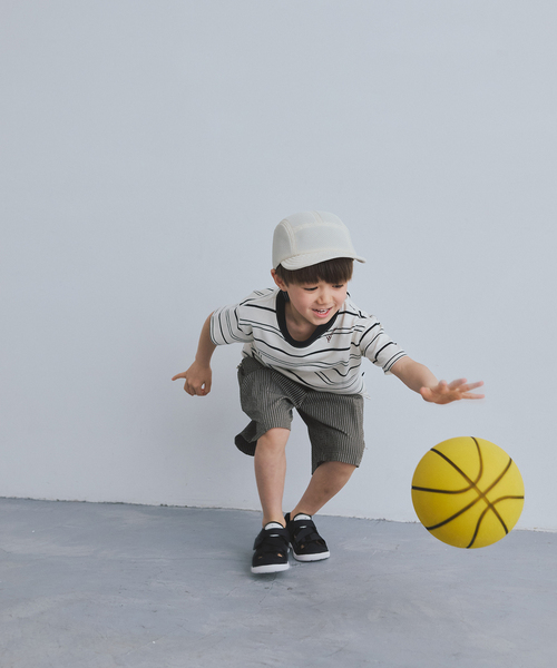 IENA ENFANT(イエナアンファン)の「【イージーウォッシュ】マルチボーダーTシャツ kids(Tシャツ/カットソー・キッズ・ブラック/ブラウン/ホワイト・X-LARGE/LARGE/MEDIUM/SMALL)」の10枚目の写真