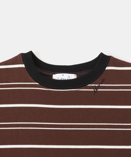 IENA ENFANT(イエナアンファン)の「【イージーウォッシュ】マルチボーダーTシャツ kids(Tシャツ/カットソー・キッズ・ブラック/ブラウン/ホワイト・X-LARGE/LARGE/MEDIUM/SMALL)」の20枚目の写真