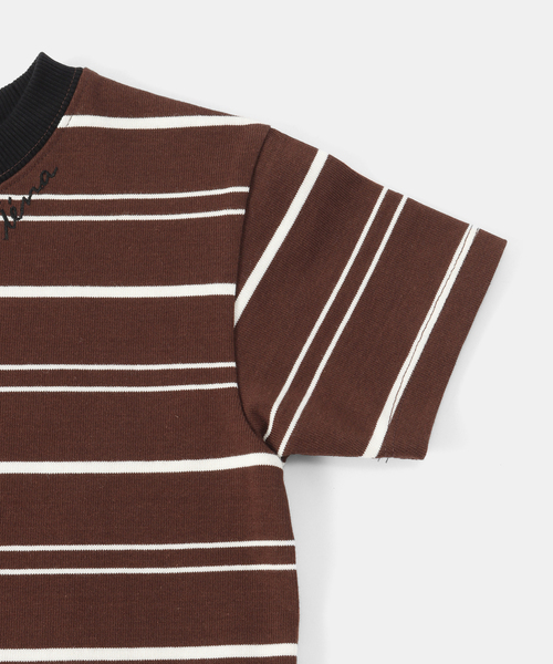 IENA ENFANT(イエナアンファン)の「【イージーウォッシュ】マルチボーダーTシャツ kids(Tシャツ/カットソー・キッズ・ブラック/ブラウン/ホワイト・X-LARGE/LARGE/MEDIUM/SMALL)」の22枚目の写真