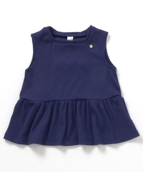 apres les cours(アプレレクール)の「【WEB限定】バックリボンノースリーブトップス(Tシャツ/カットソー・キッズ・エメラルド/アイボリー/ネイビー/レッド・80/90/100/110/120/130/140)」の18枚目の写真
