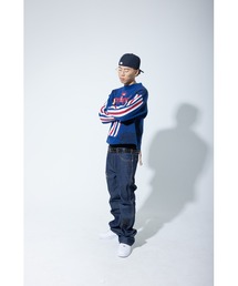 mindseeker（マインドシーカー）の「MS×Dickies Iron Cross Patch Flare Pants（デニムパンツ）」