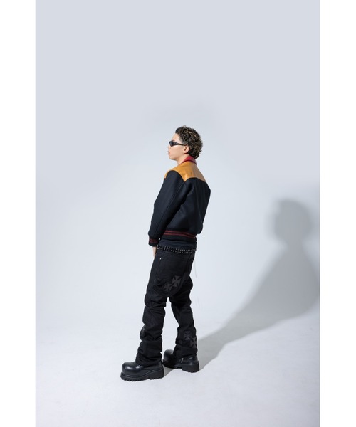 MS×Dickies Iron Cross Patch Flare Pants（デニムパンツ