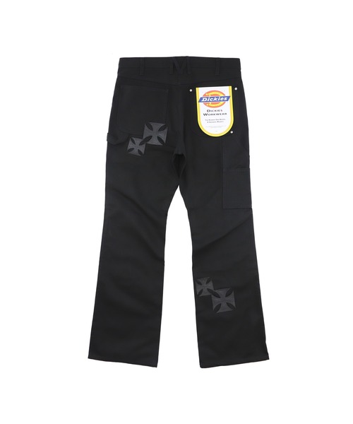 mindseeker(マインドシーカー)の「MS×Dickies Iron Cross Patch Flare Pants(デニムパンツ・メンズ・ブラック/インディゴブルー・32/34/36)」の10枚目の写真