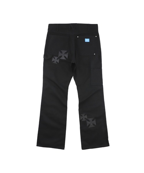 mindseeker(マインドシーカー)の「MS×Dickies Iron Cross Patch Flare Pants(デニムパンツ・メンズ・ブラック/インディゴブルー・32/34/36)」の11枚目の写真