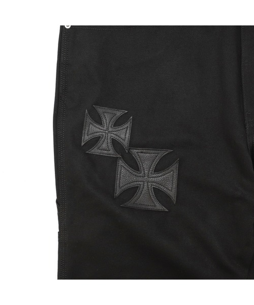mindseeker(マインドシーカー)の「MS×Dickies Iron Cross Patch Flare Pants(デニムパンツ・メンズ・ブラック/インディゴブルー・32/34/36)」の12枚目の写真