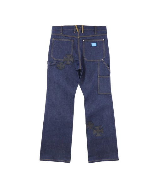 mindseeker(マインドシーカー)の「MS×Dickies Iron Cross Patch Flare Pants(デニムパンツ・メンズ・ブラック/インディゴブルー・32/34/36)」の16枚目の写真