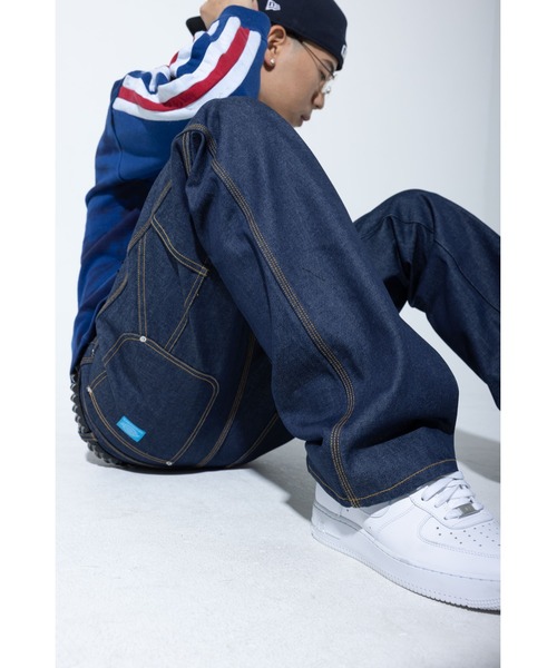 mindseeker(マインドシーカー)の「MS×Dickies Iron Cross Patch Flare Pants(デニムパンツ・メンズ・ブラック/インディゴブルー・32/34/36)」の6枚目の写真