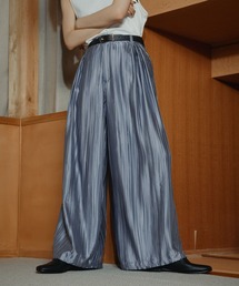 HARE | 【SET UP対応】ニュアンスプリーツワイドパンツ(HARE)(スラックス)
