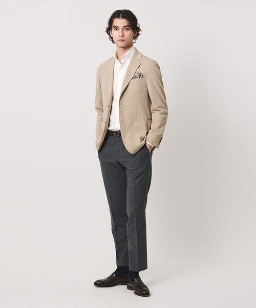 UNITED ARROWS(ユナイテッドアローズ)の「イージーケア AG パナマ カッタウェイカラー シャツ 抗菌防臭 通気性(シャツ/ブラウス・メンズ・ホワイト/ターコイズブルー系/ライトピンク・40cm/41cm/38cm/39cm)」の5枚目の写真