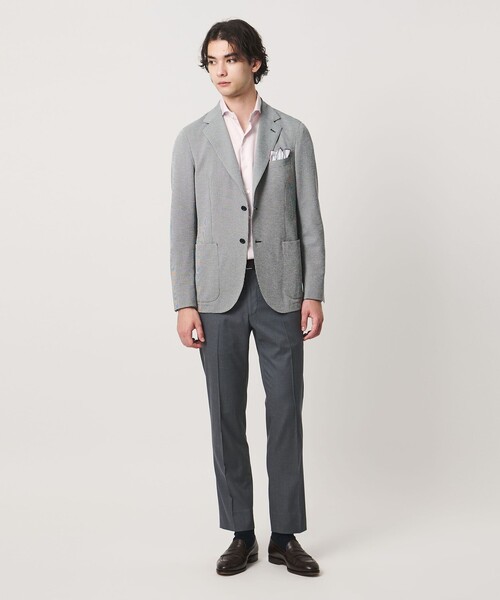 UNITED ARROWS(ユナイテッドアローズ)の「イージーケア AG パナマ カッタウェイカラー シャツ 抗菌防臭 通気性(シャツ/ブラウス・メンズ・ホワイト/ターコイズブルー系/ライトピンク・40cm/41cm/38cm/39cm)」の9枚目の写真